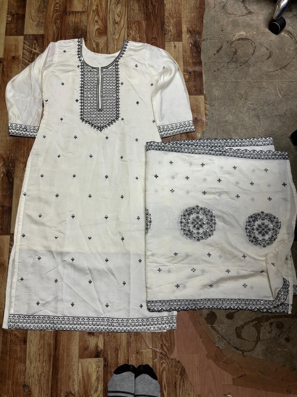 fancy top & dupatta