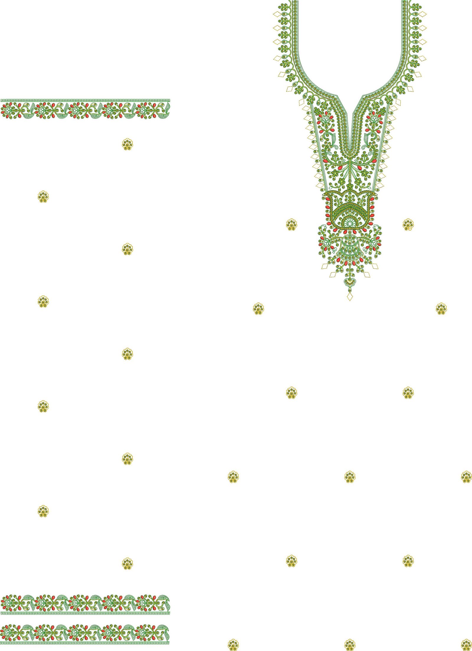 fancy top & dupatta