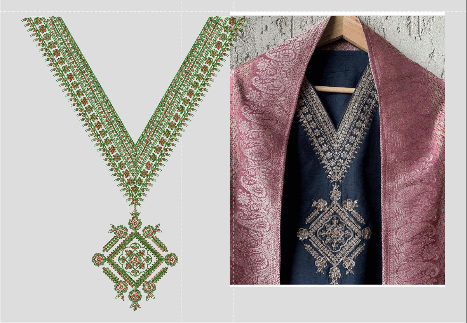 FANCY KURTI  NECK