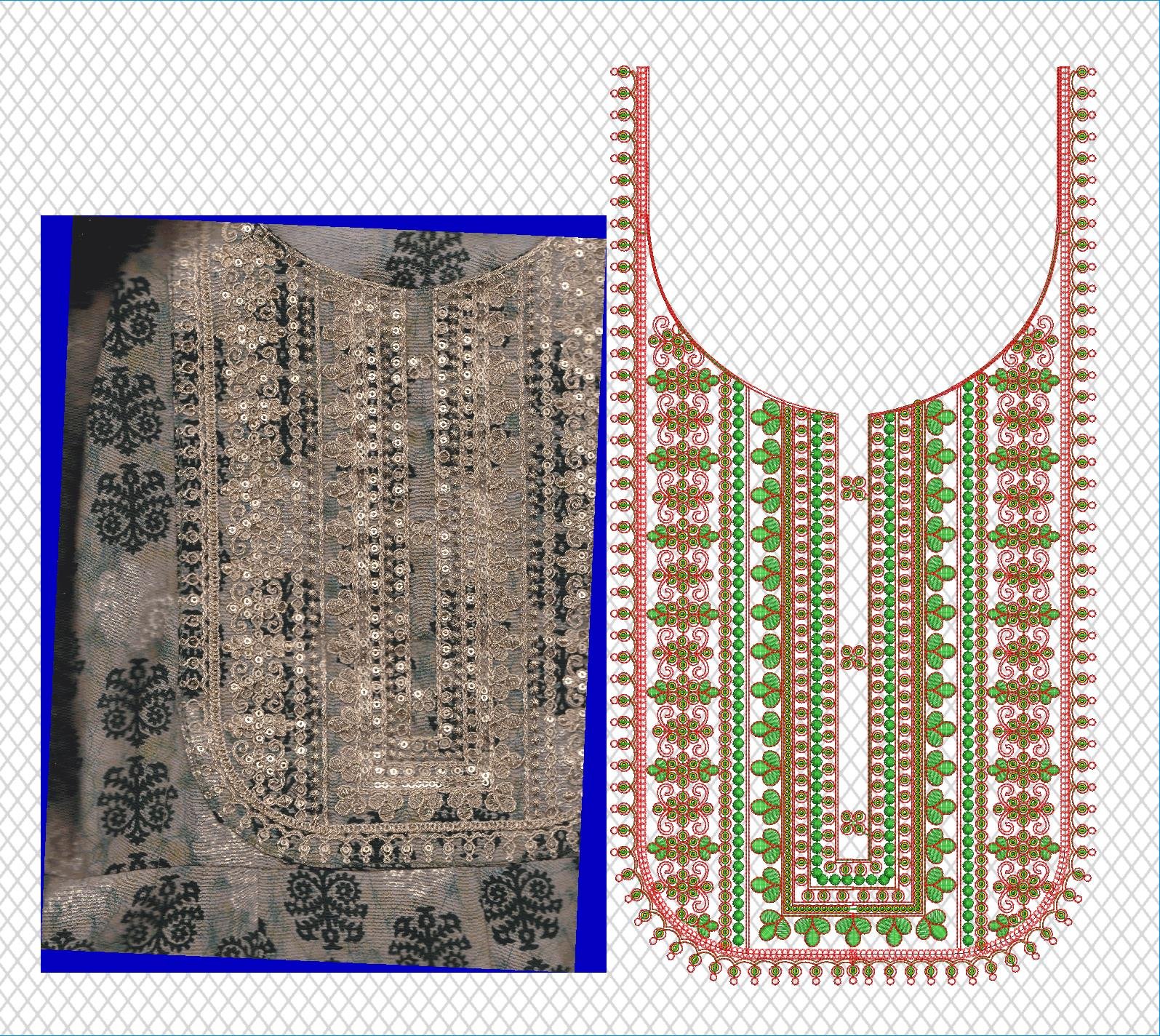 FANCY KURTI  NECK