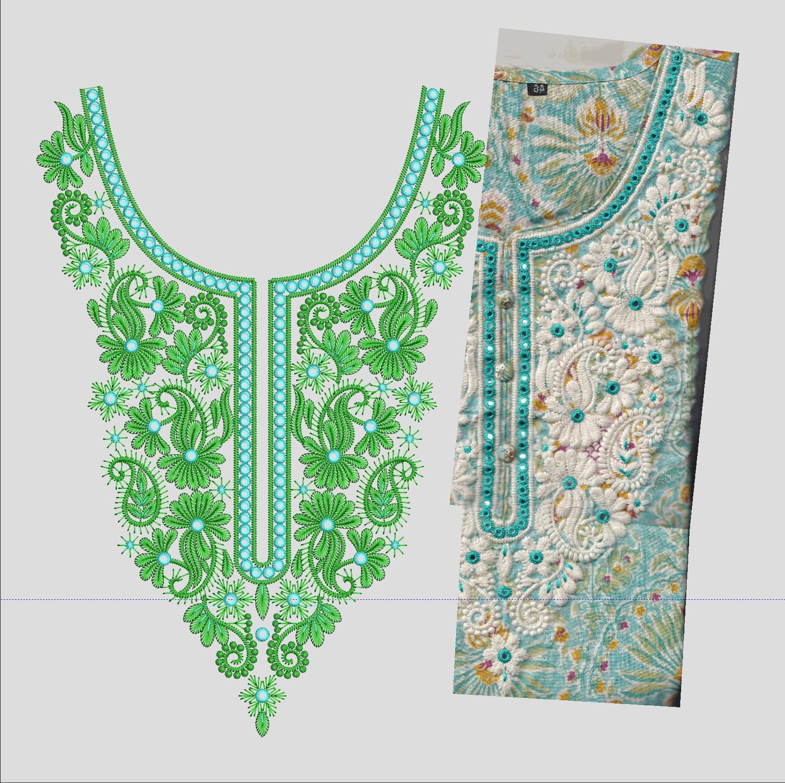 FANCY KURTI  NECK