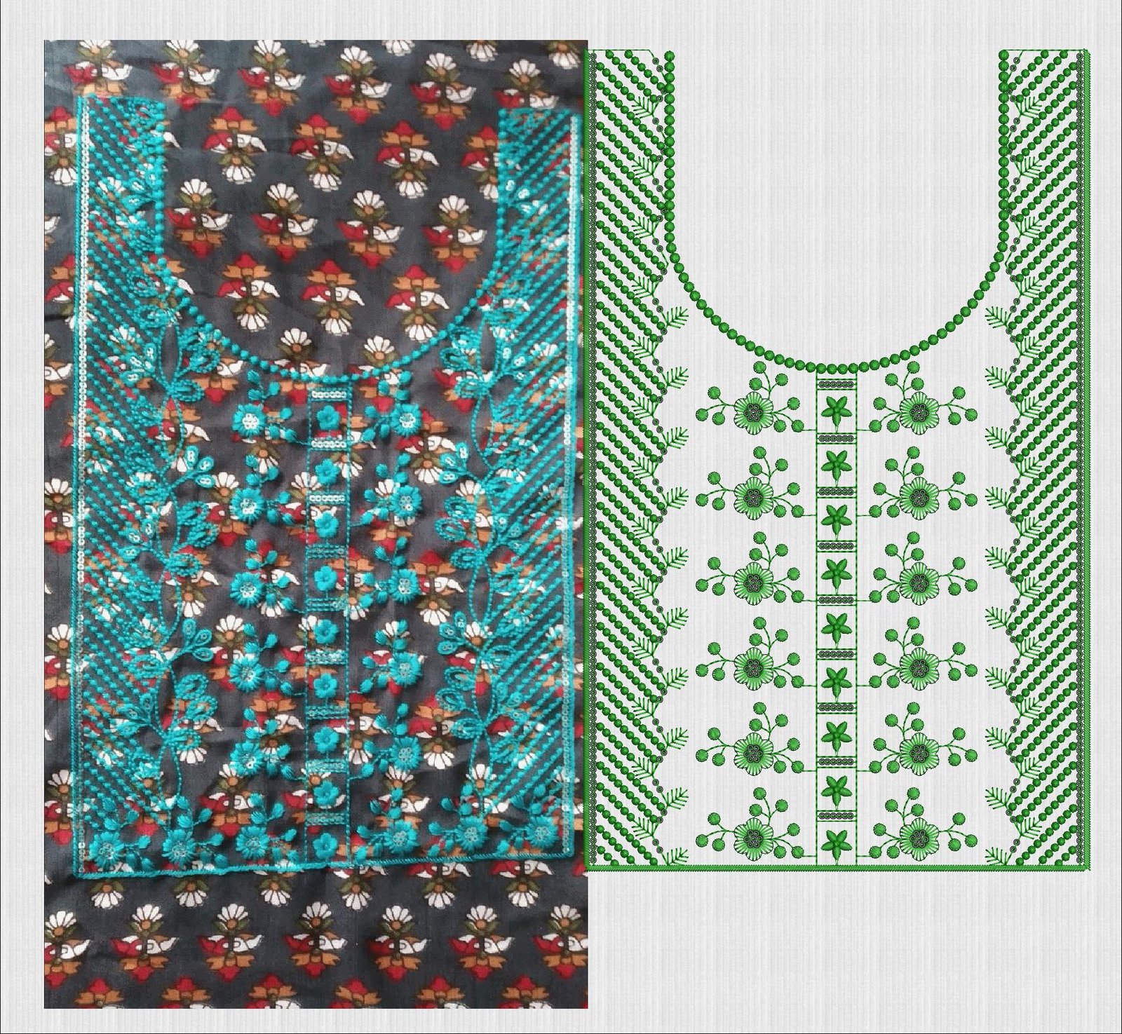 FANCY KURTI  NECK