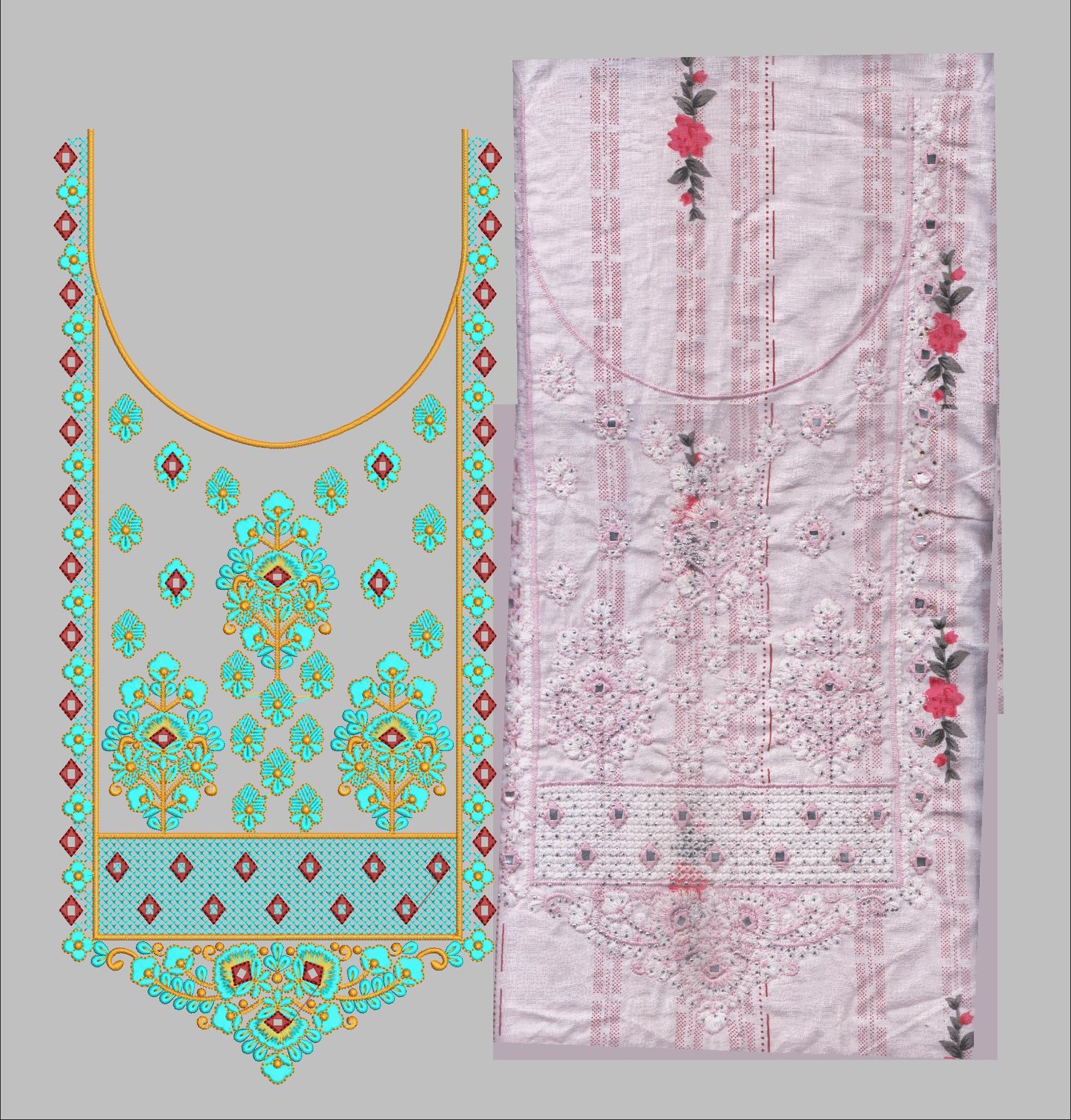 FANCY KURTI  NECK