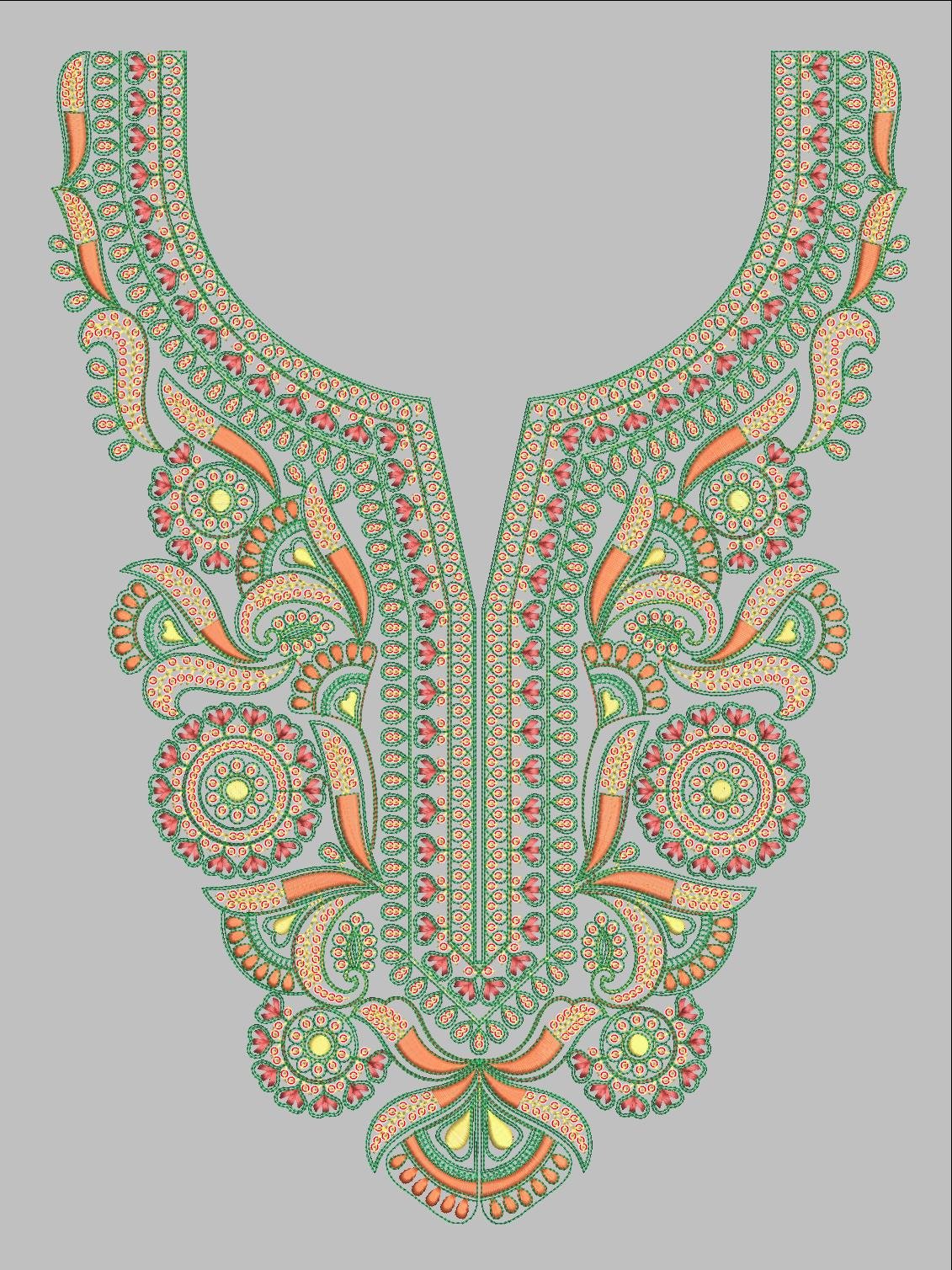 FANCY KURTI  NECK