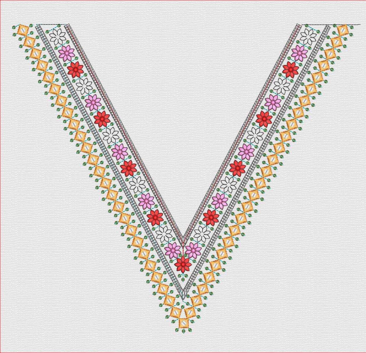 FANCY KURTI  NECK
