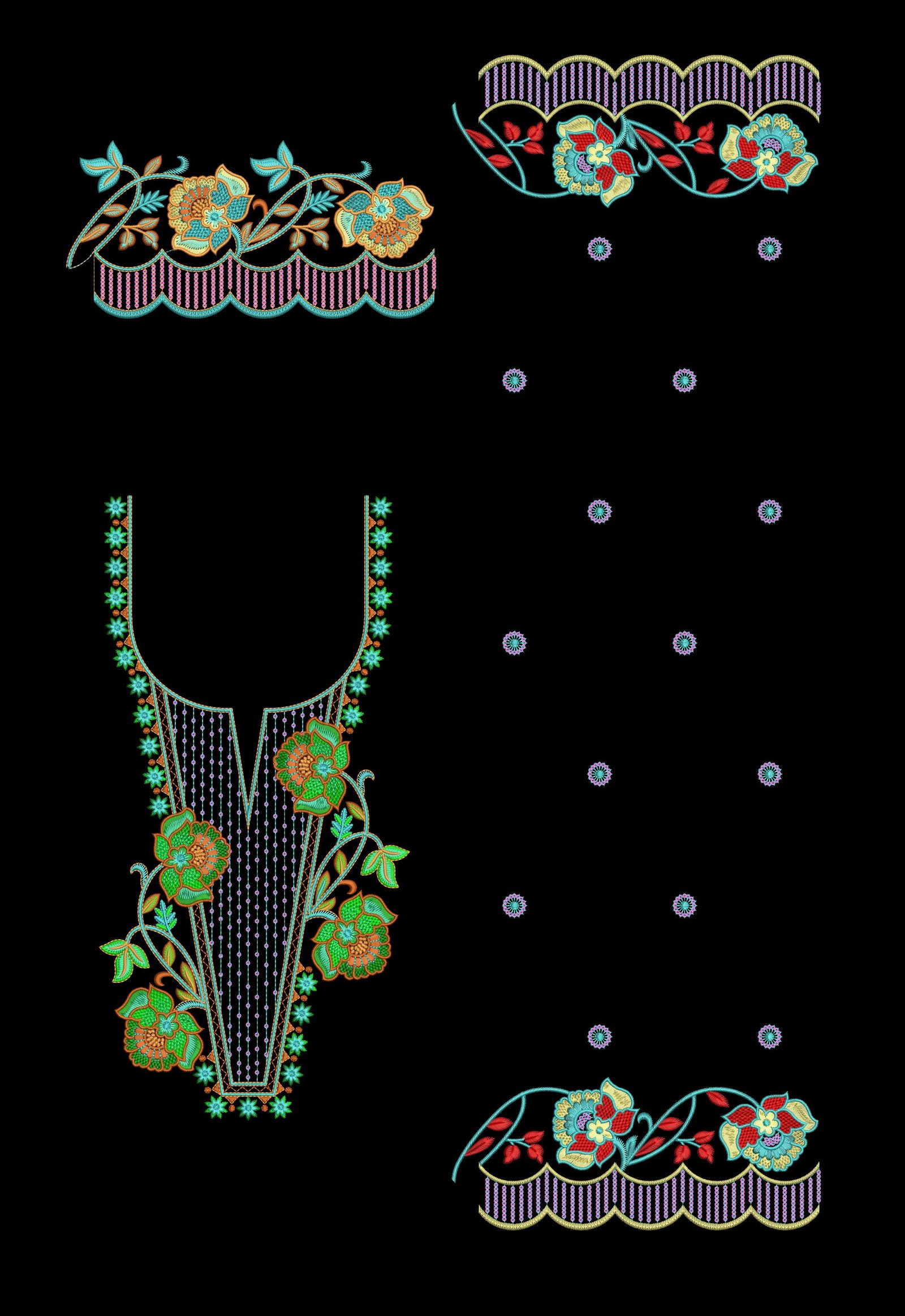 fancy top & dupatta