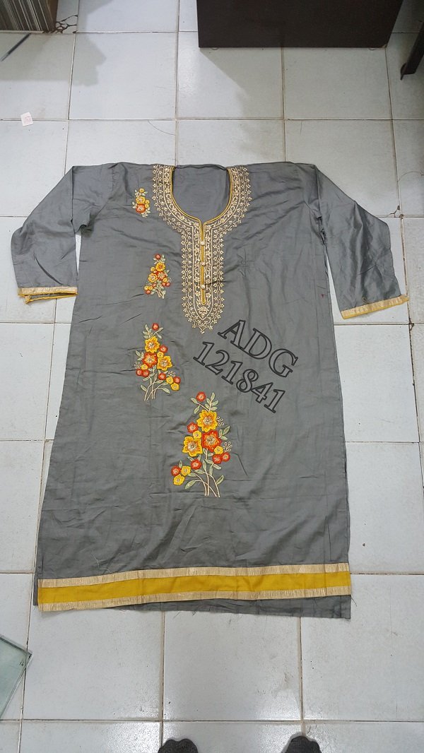 Daman & Single Head top & Duppata