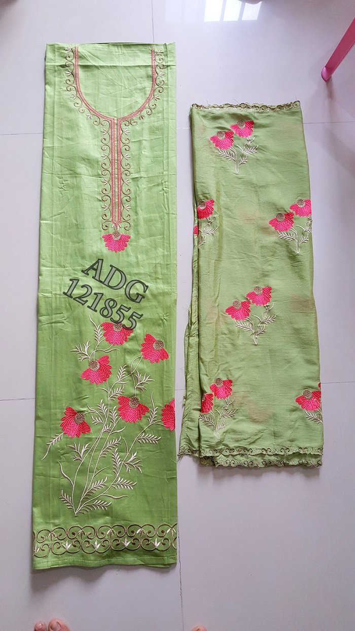 Daman & Single Head top & Duppata