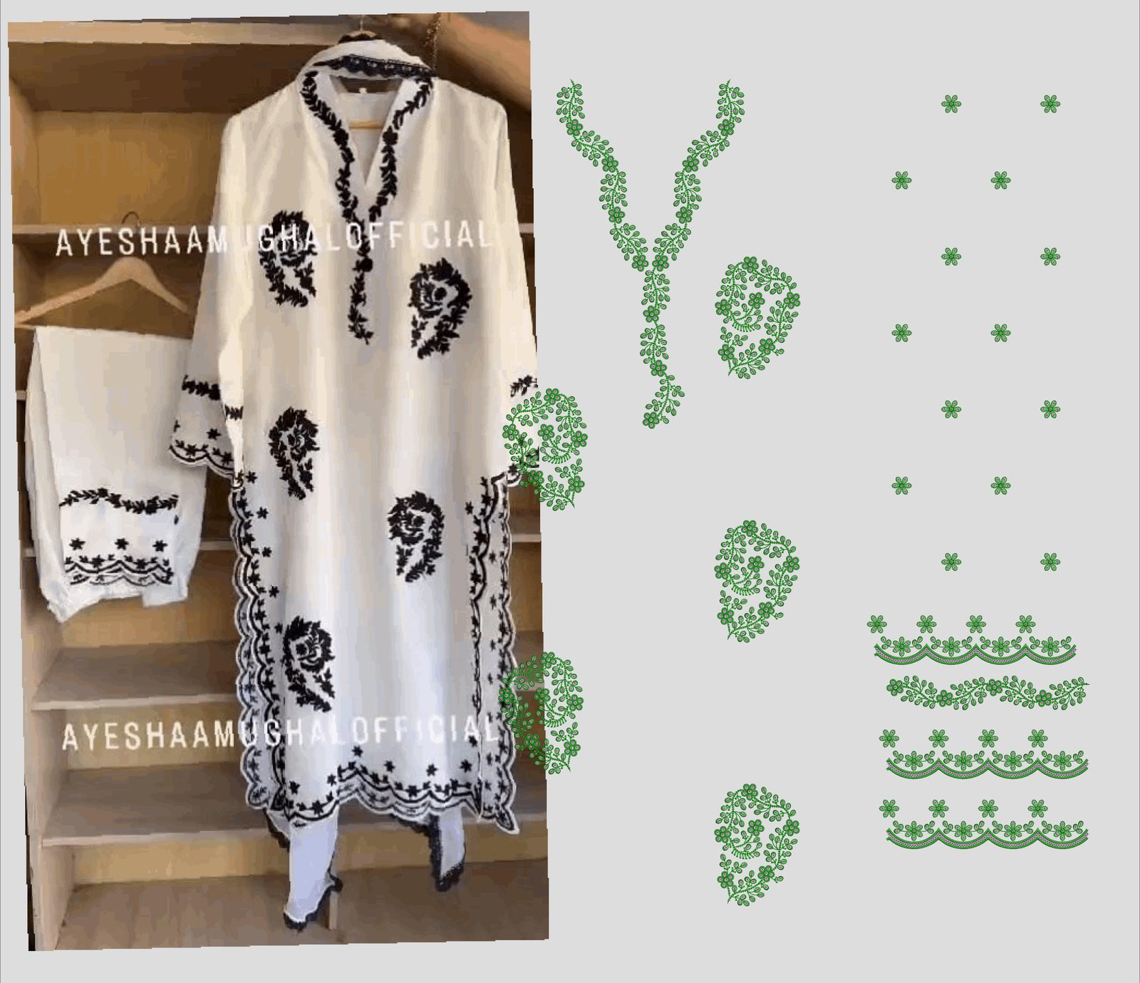 fancy top & dupatta