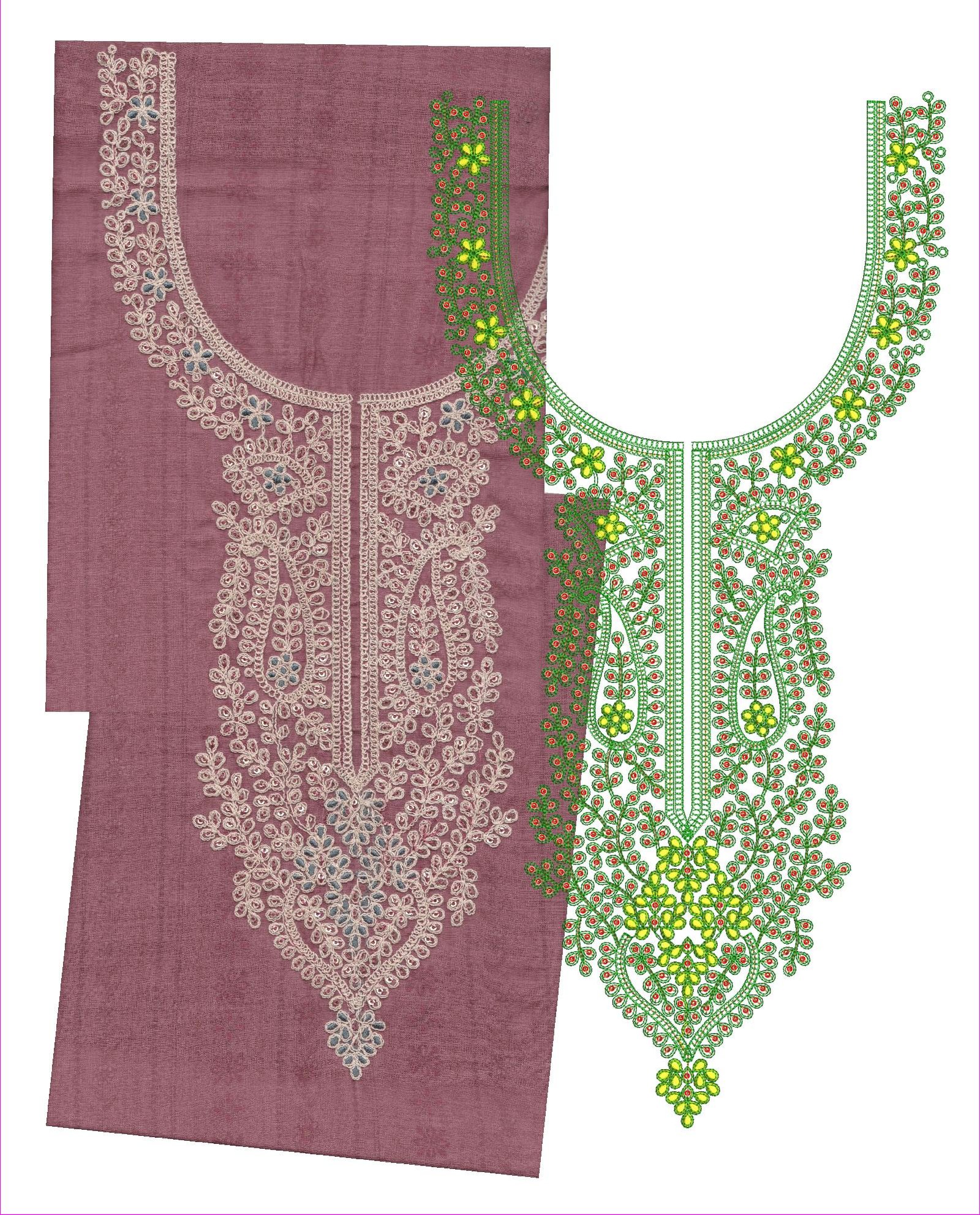 FANCY KURTI  NECK