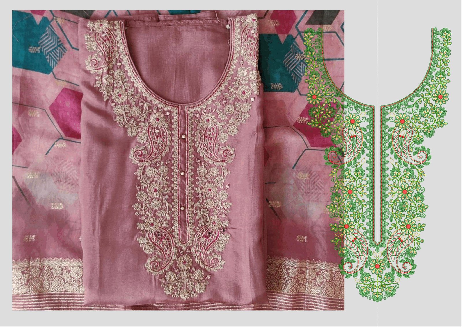 FANCY KURTI  NECK