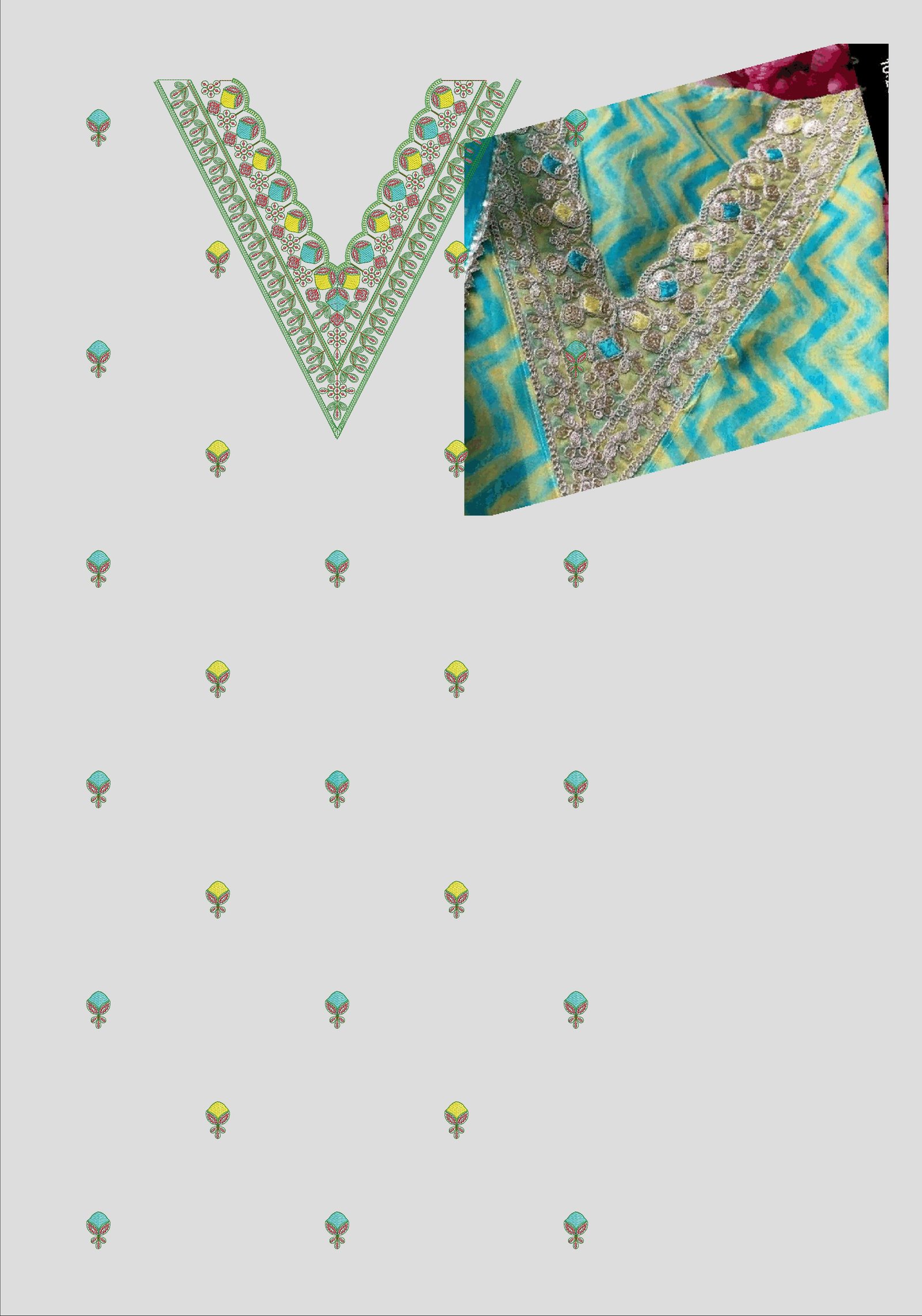 FANCY KURTI  NECK