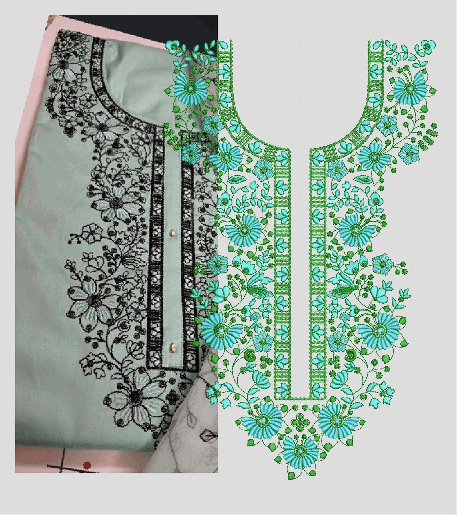FANCY KURTI  NECK
