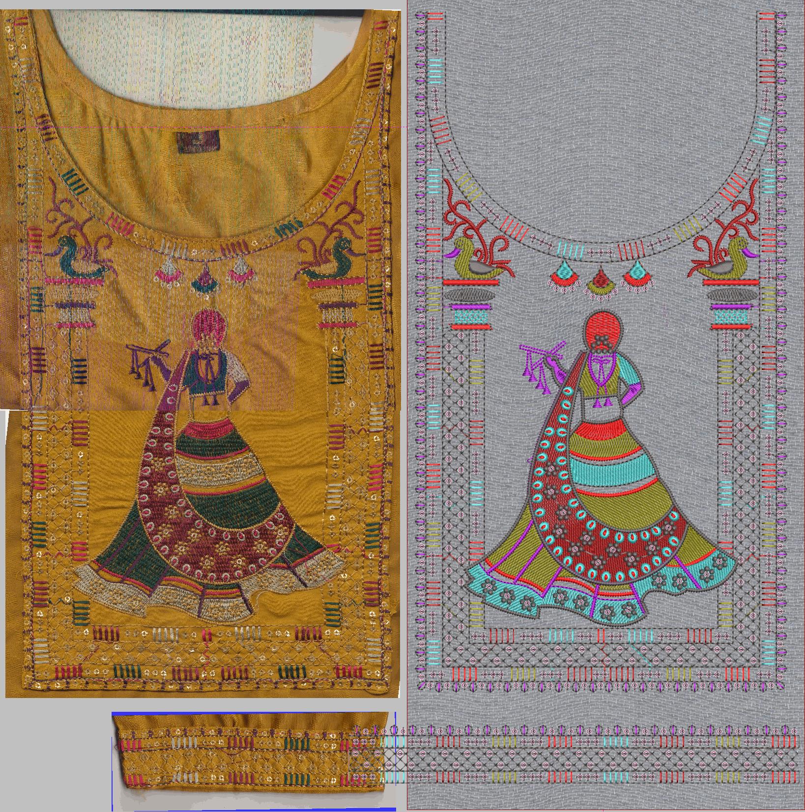 FANCY KURTI  NECK