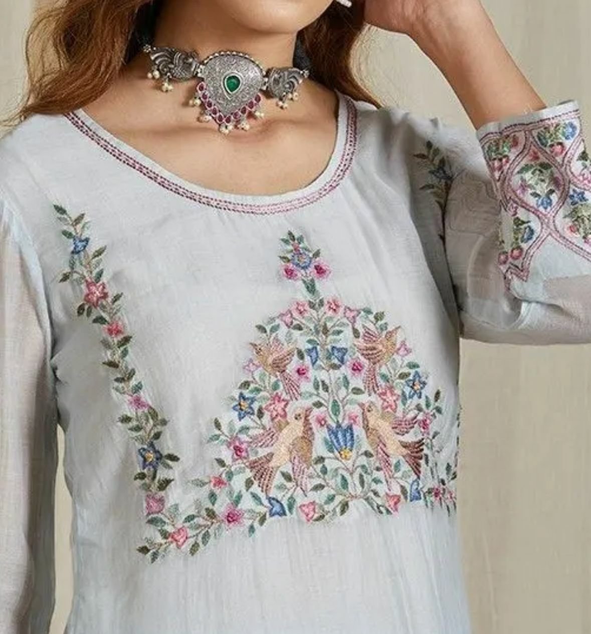 FANCY KURTI  NECK