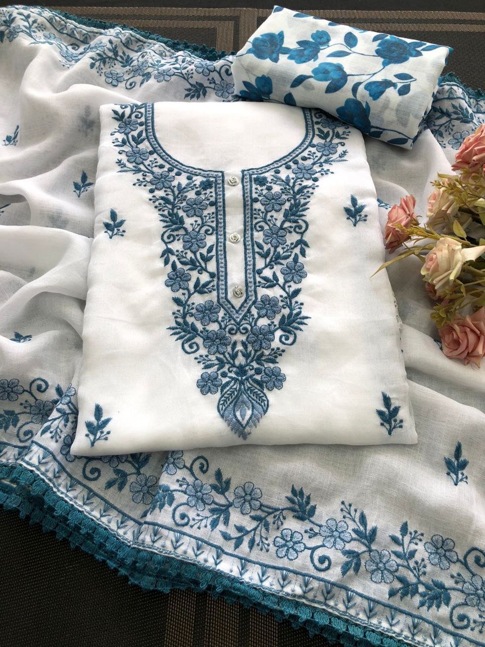 fancy top & dupatta