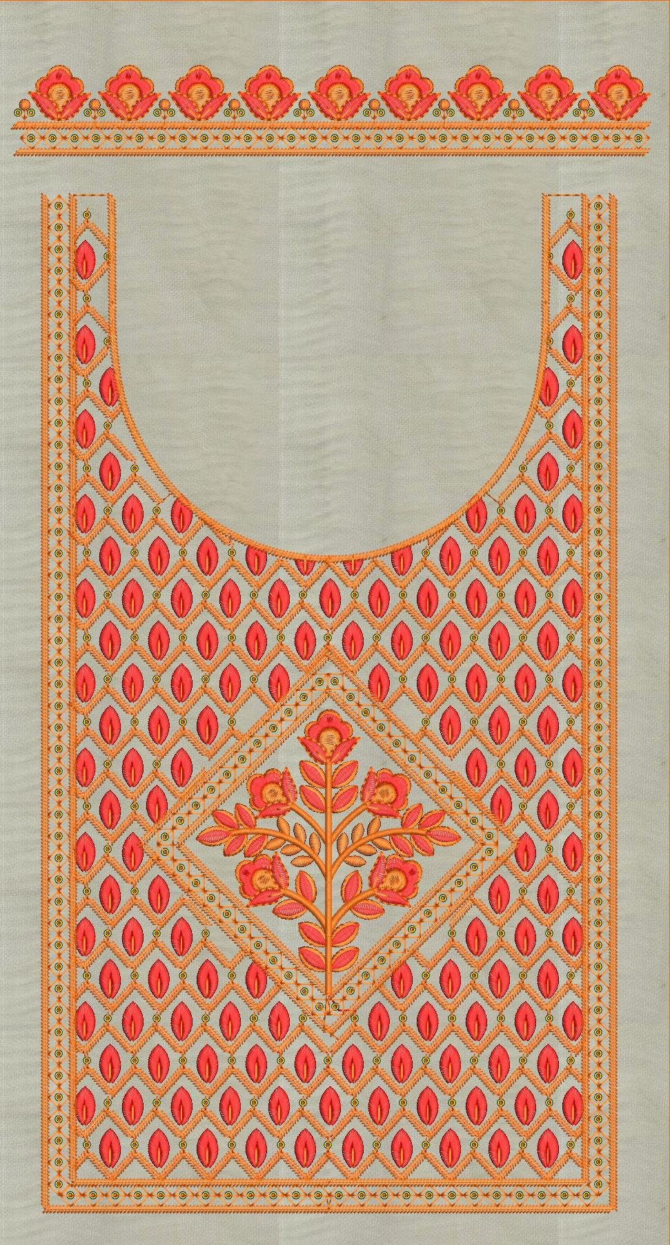 FANCY KURTI  NECK