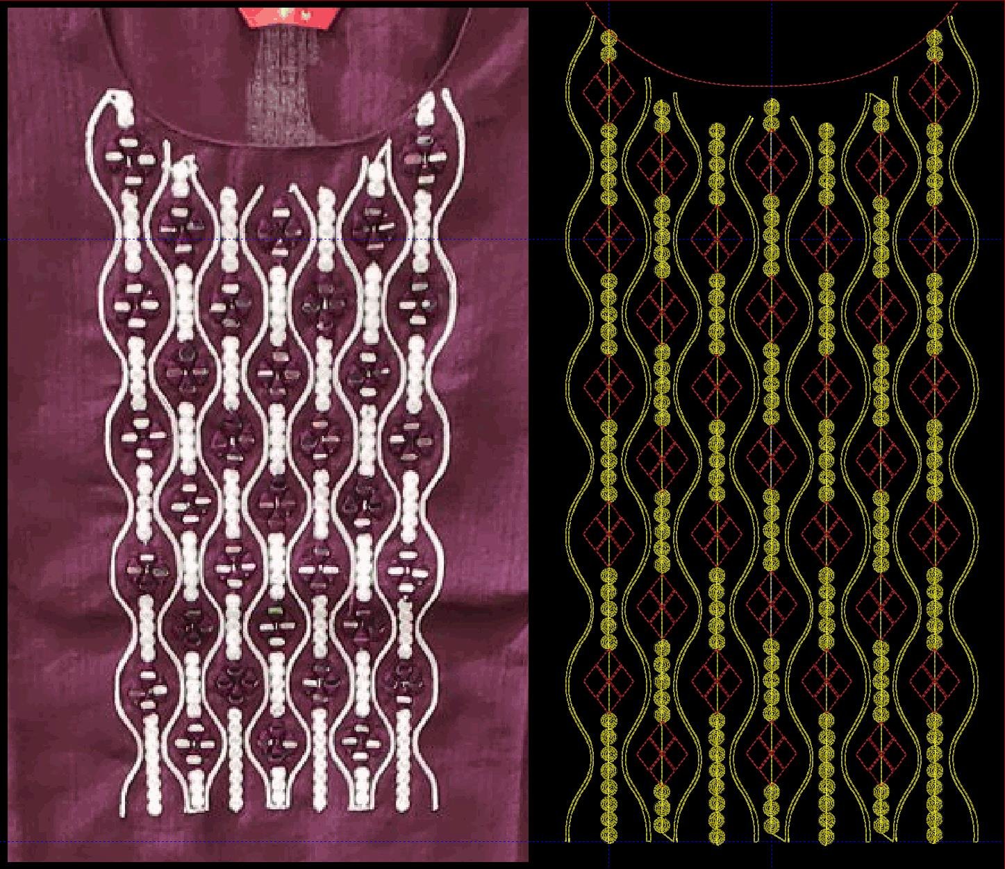 FANCY KURTI  NECK