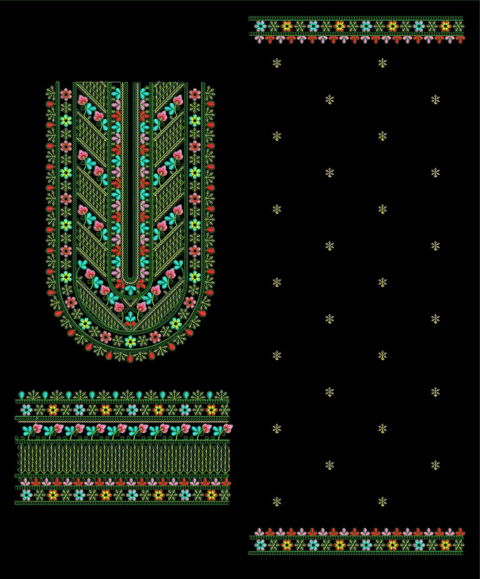 fancy top & dupatta