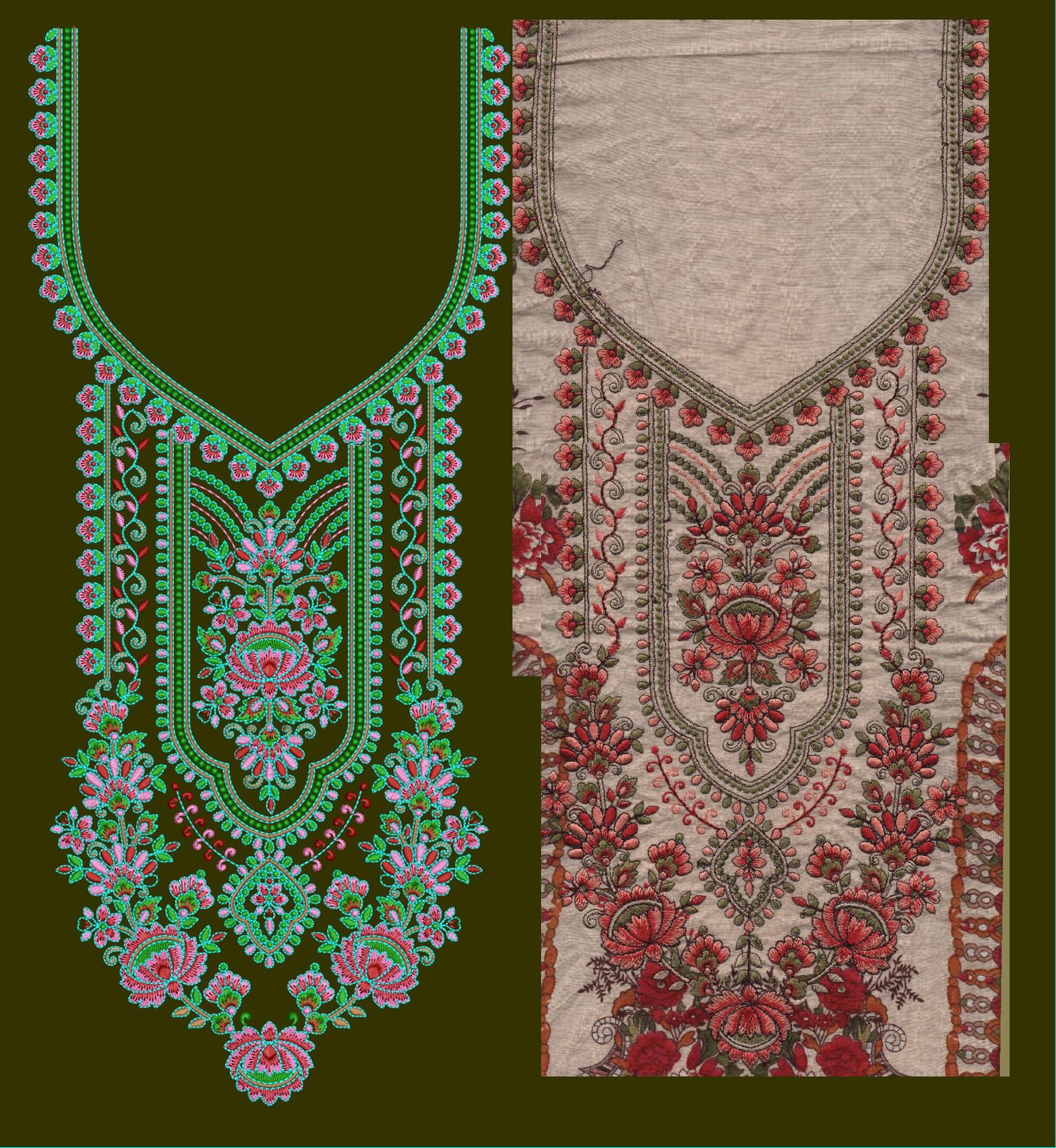 FANCY KURTI  NECK