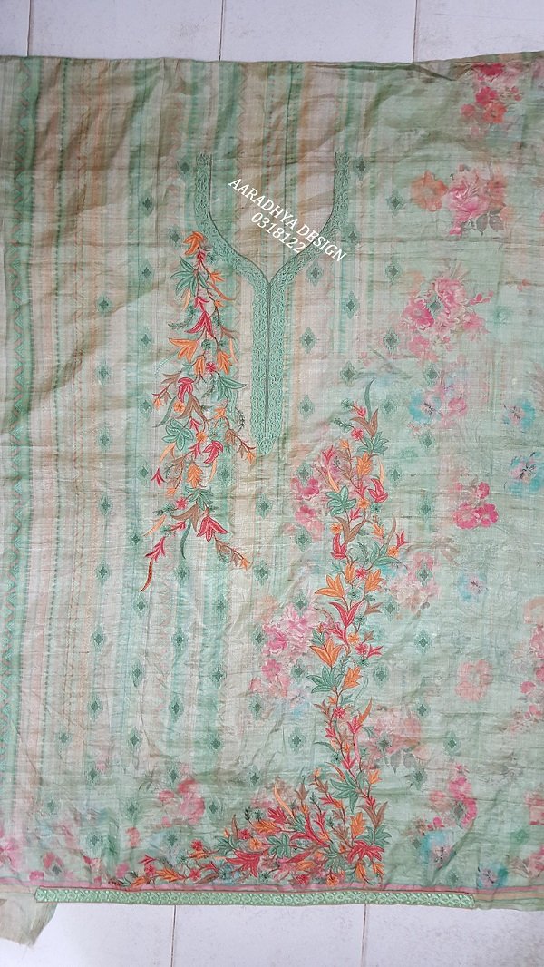 Daman & Single Head top & Duppata