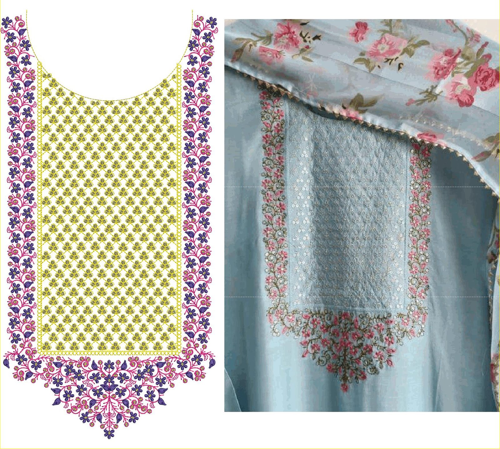 FANCY KURTI  NECK