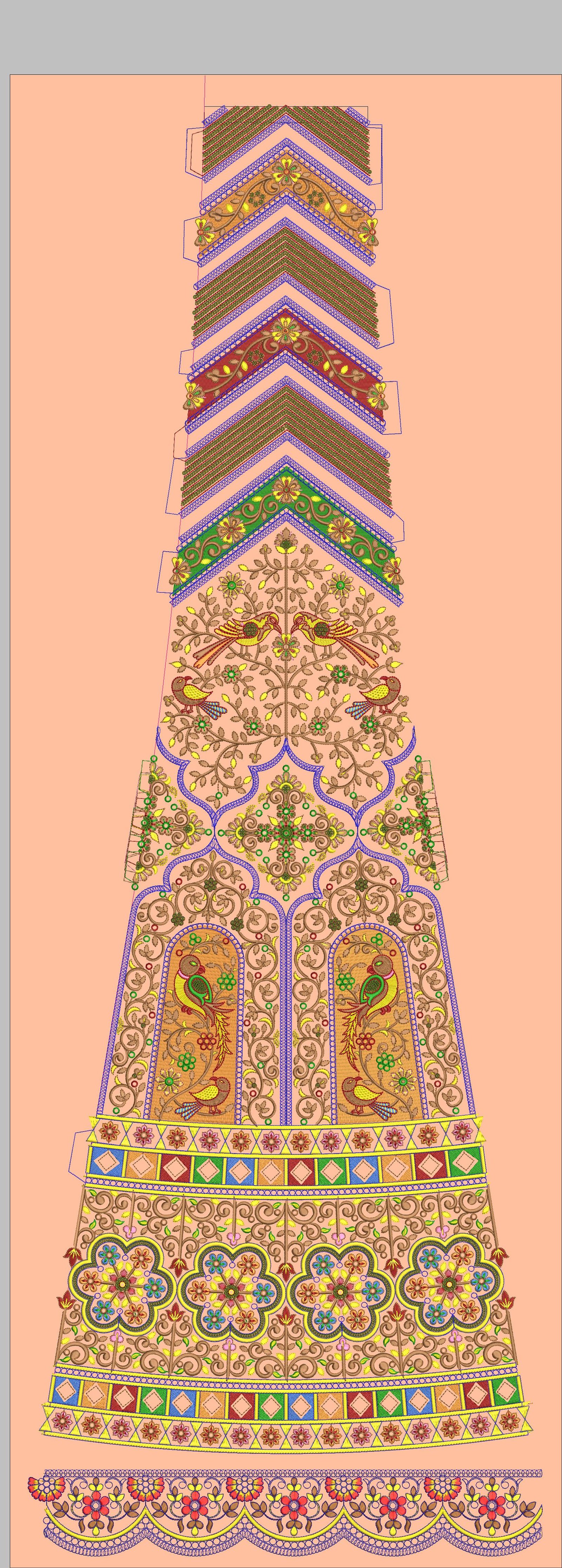 LEHENGA KALI