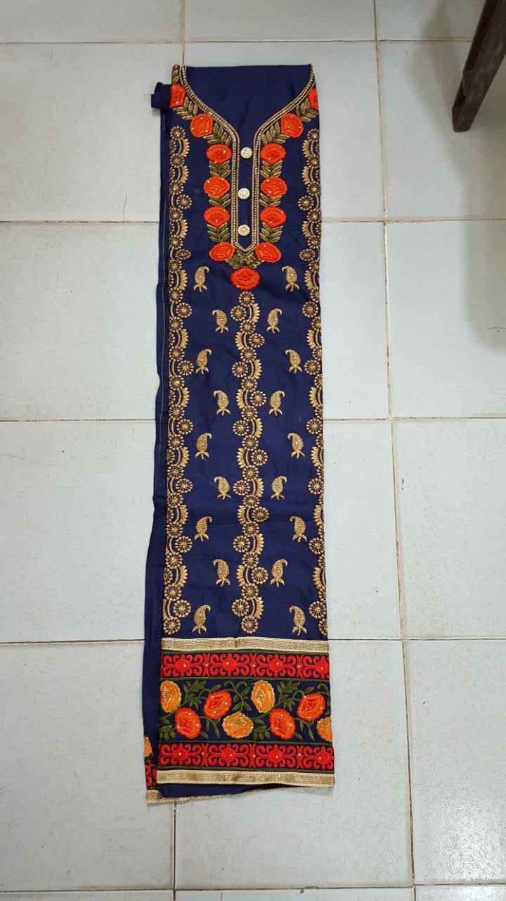 Daman & Single Head top & Duppata