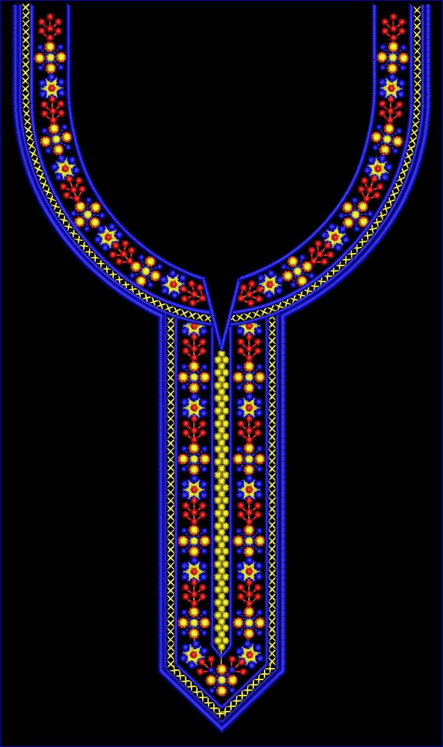 FANCY GOWN NECK