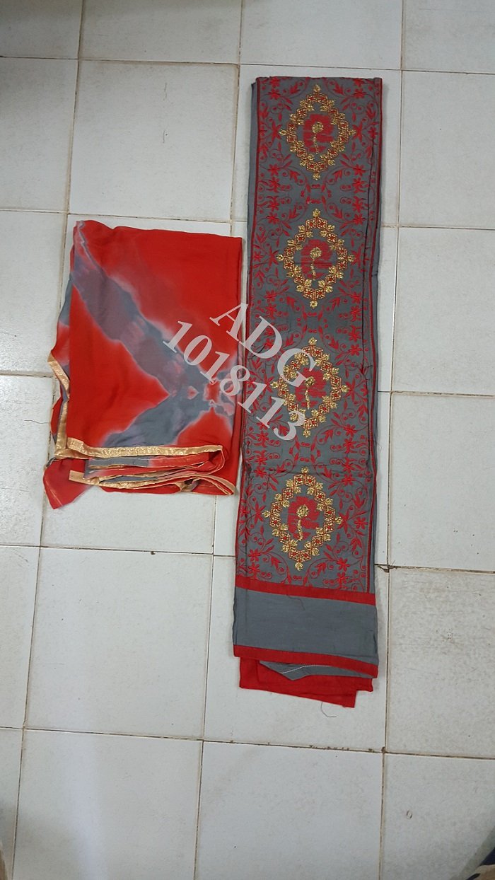 Daman & Single Head top & Duppata