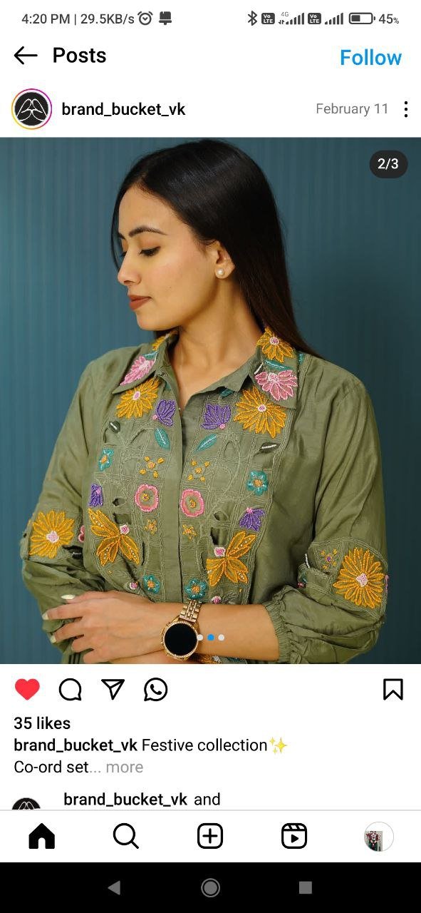 FANCY KURTI  NECK