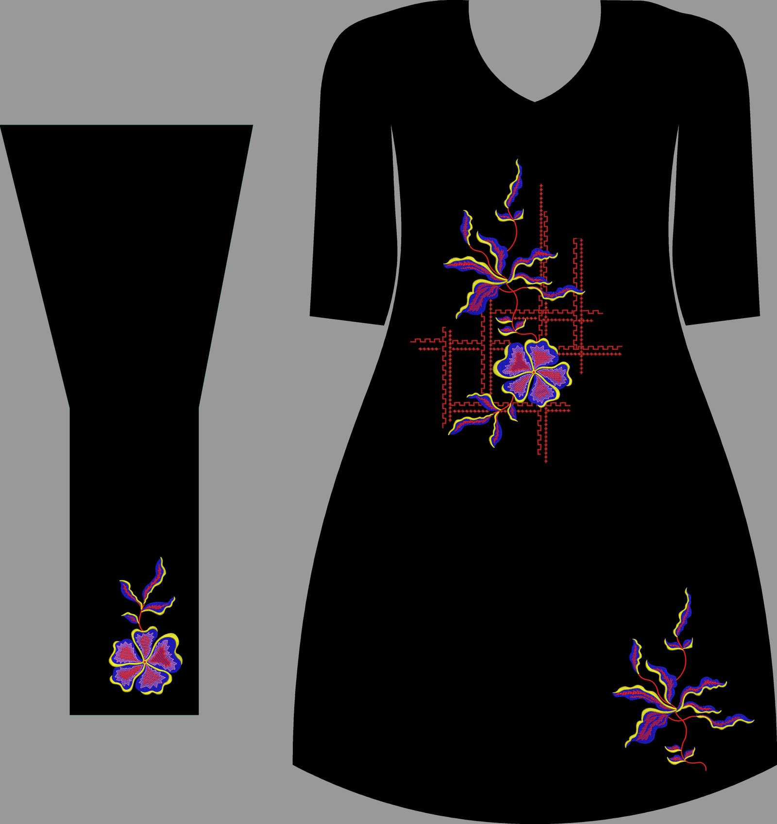 FANCY KURTI  NECK