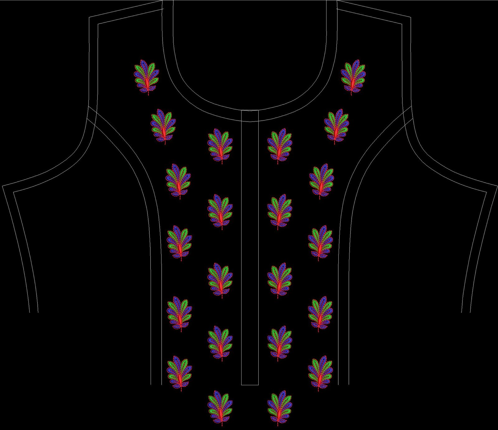 FANCY KURTI  NECK