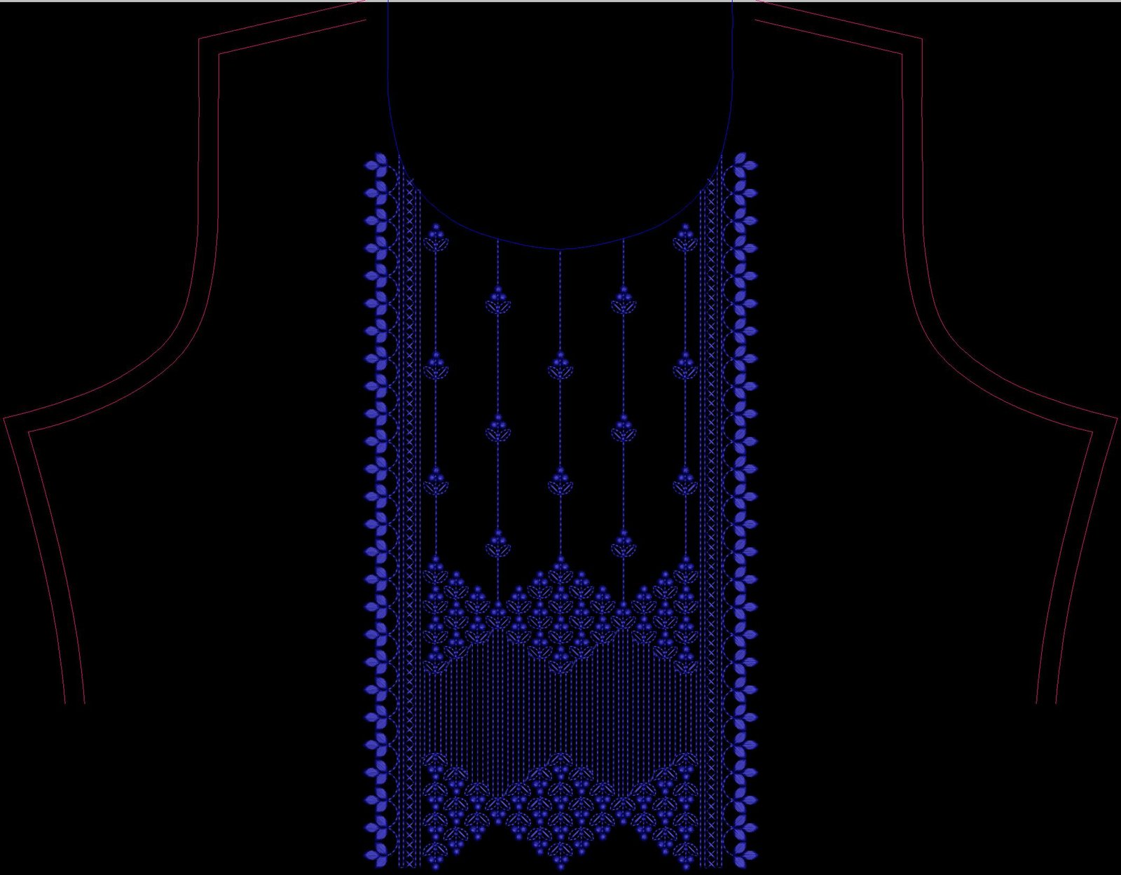 FANCY KURTI  NECK