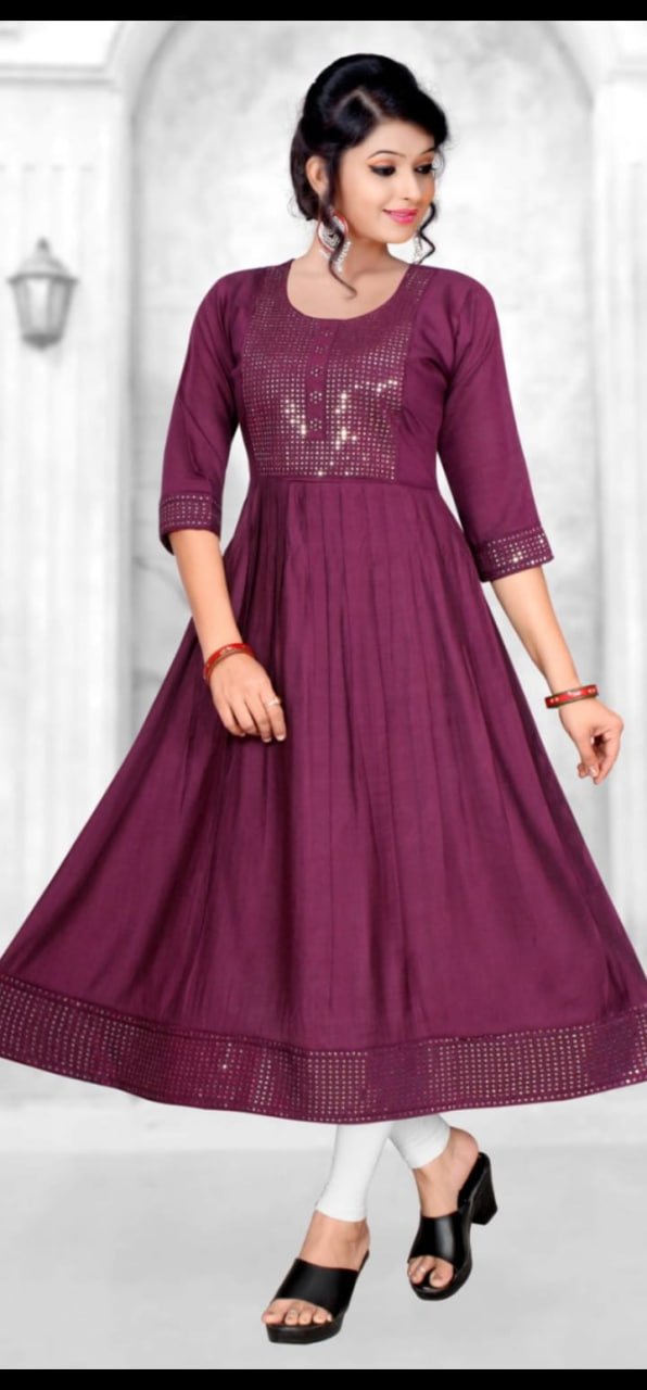 FANCY KURTI  NECK