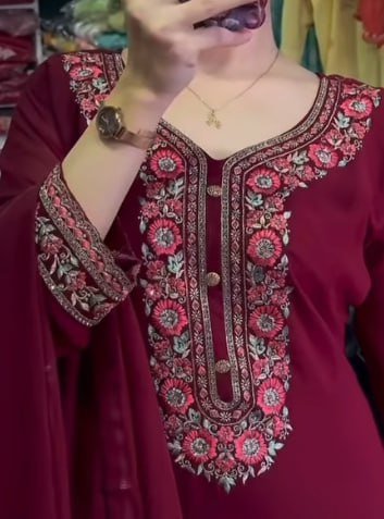 FANCY KURTI  NECK