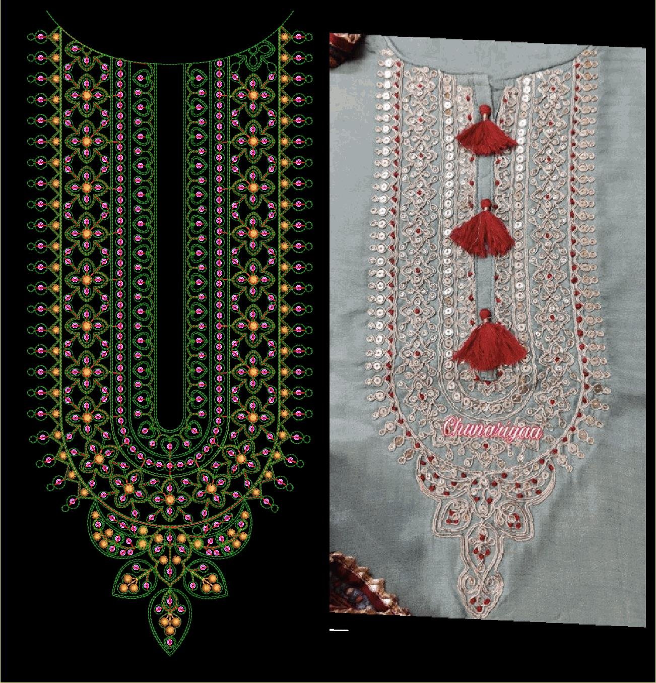 FANCY KURTI  NECK