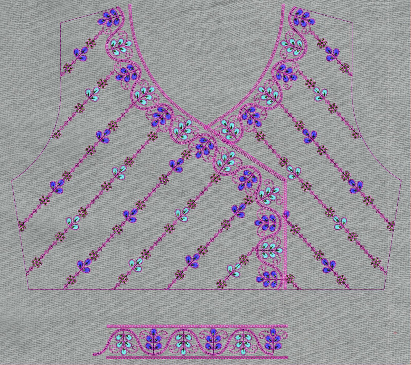 FANCY KURTI  NECK