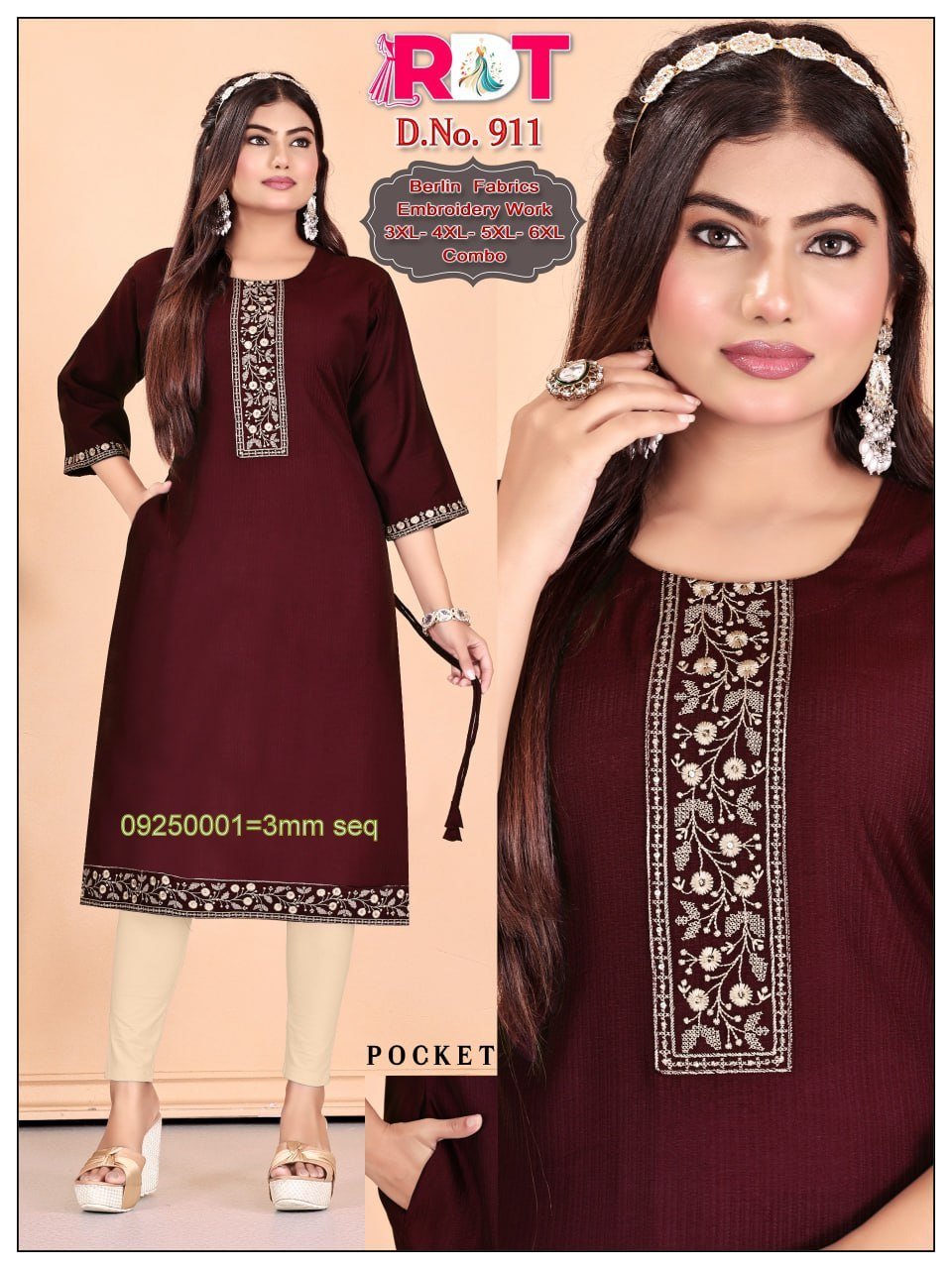 Fancy tai damn pata kurti
