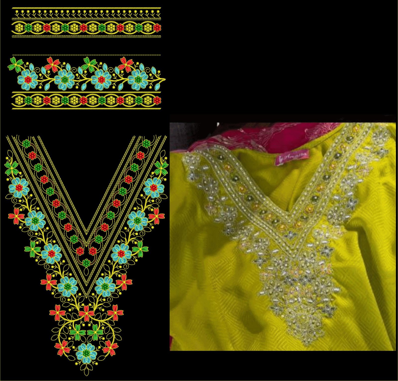 FANCY KURTI  NECK