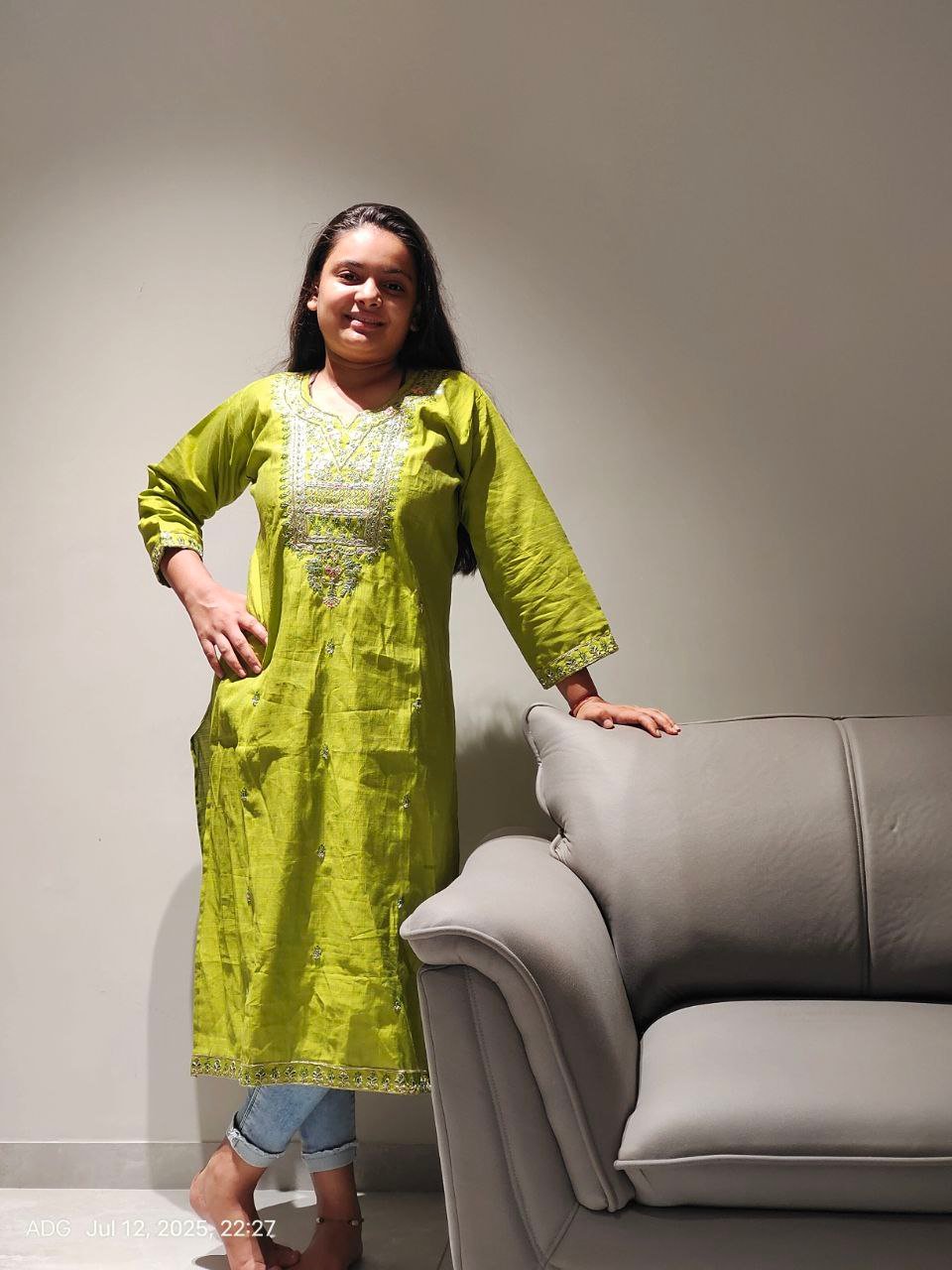FANCY KURTI  NECK