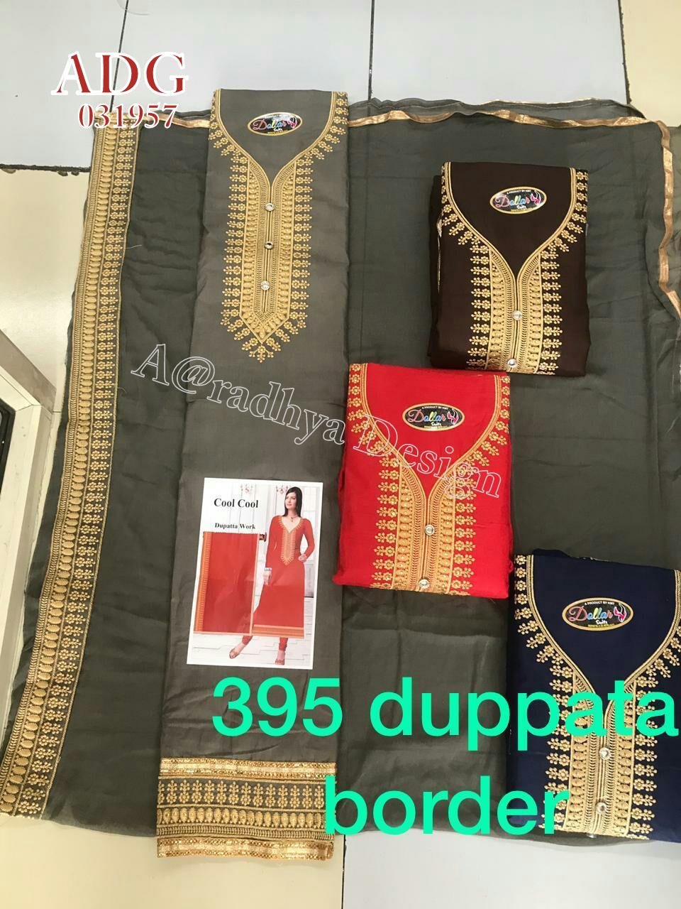 Neck Top Duppata Design
