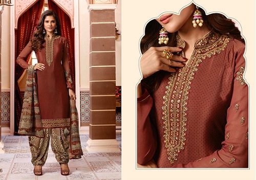 Neck Top Duppata Design