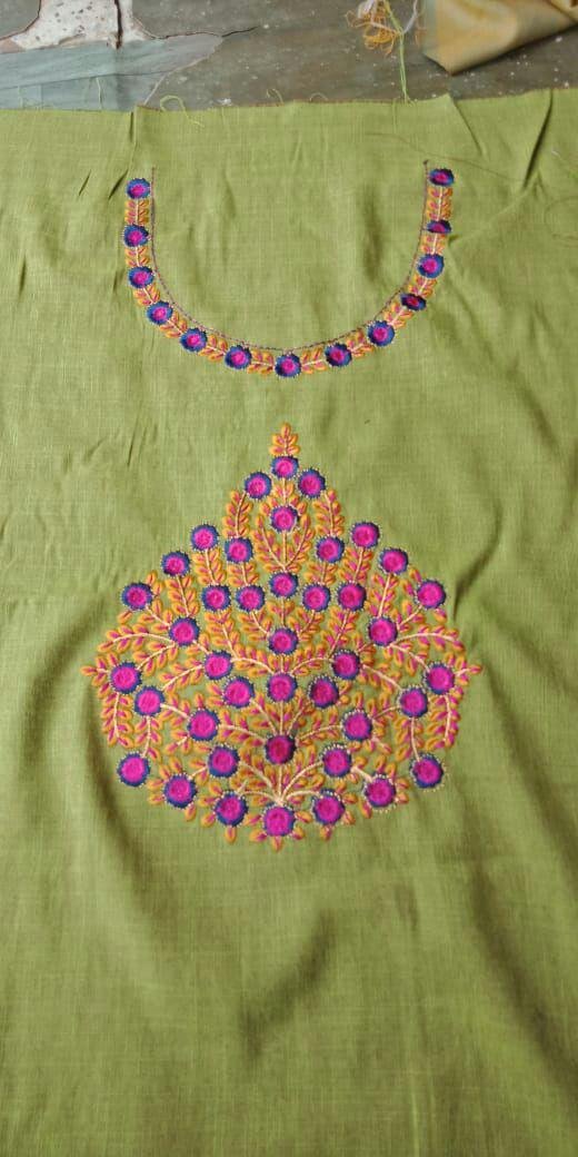 Neck Top Duppata Design