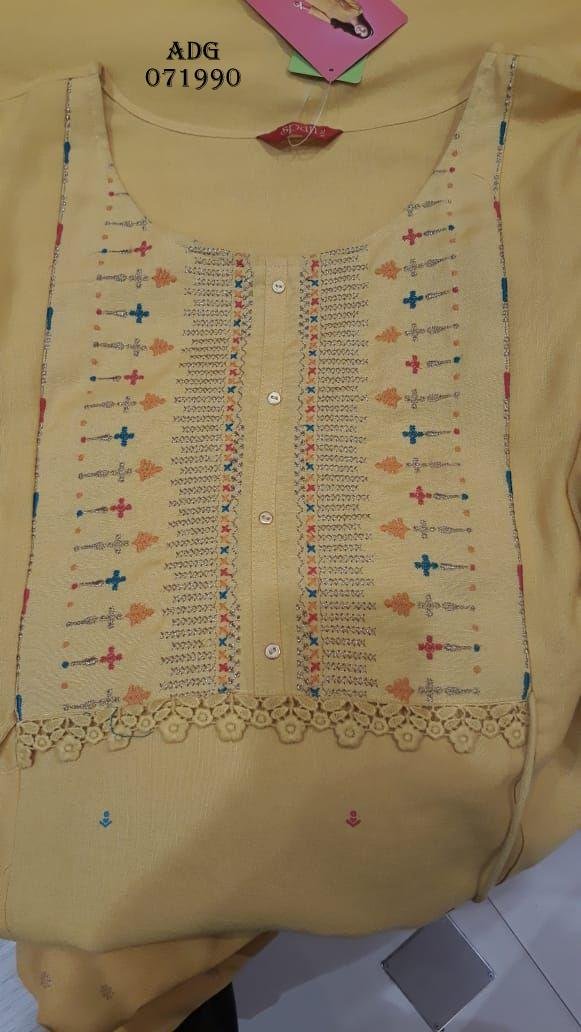 Neck Top Duppata Design