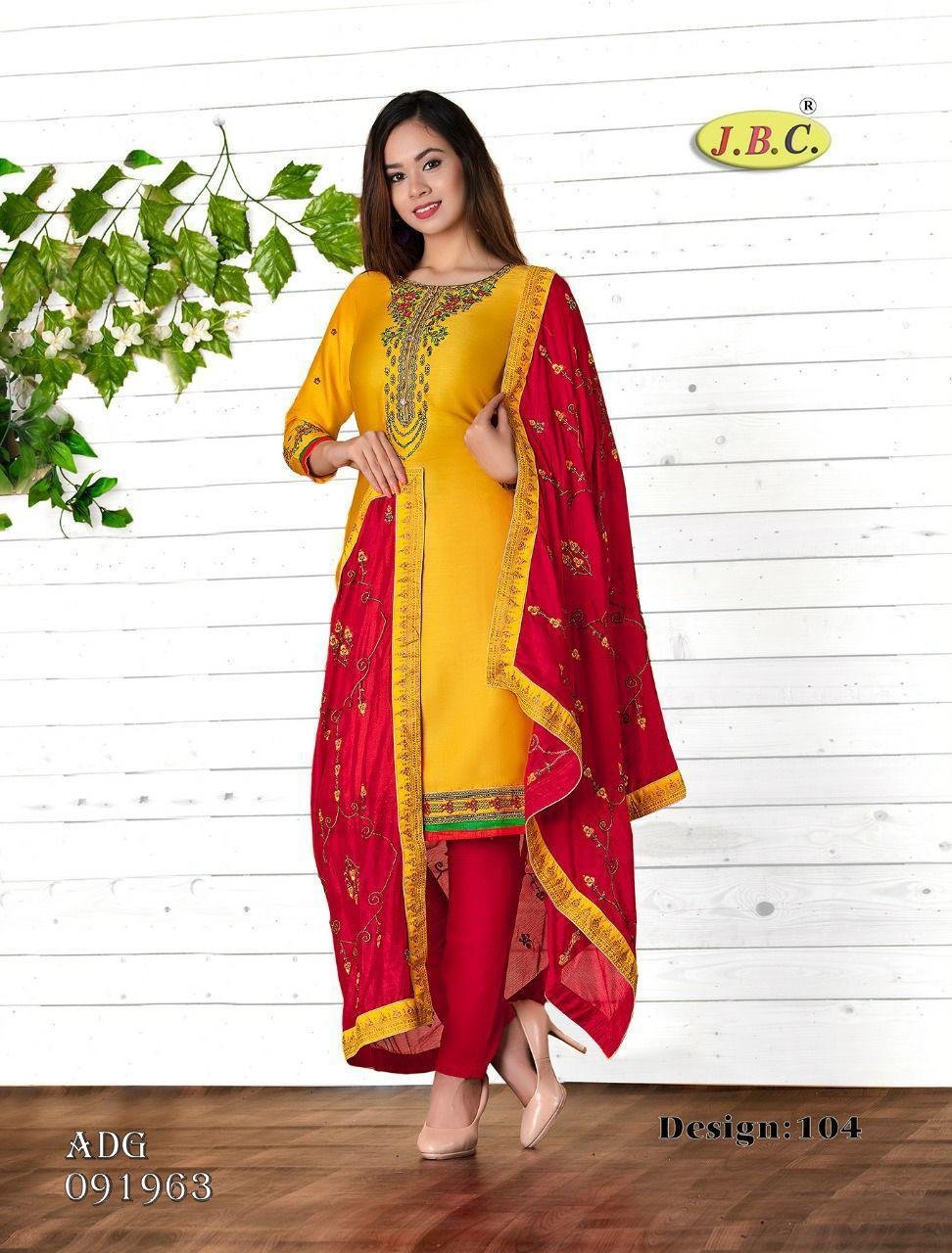 Neck Top Duppata Design