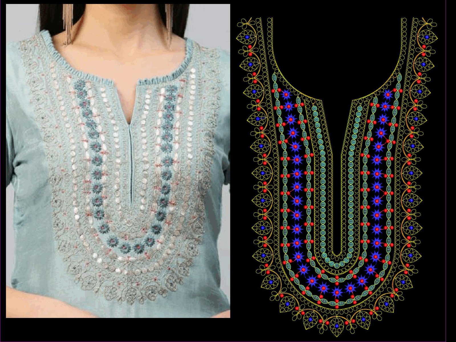 kurti neck