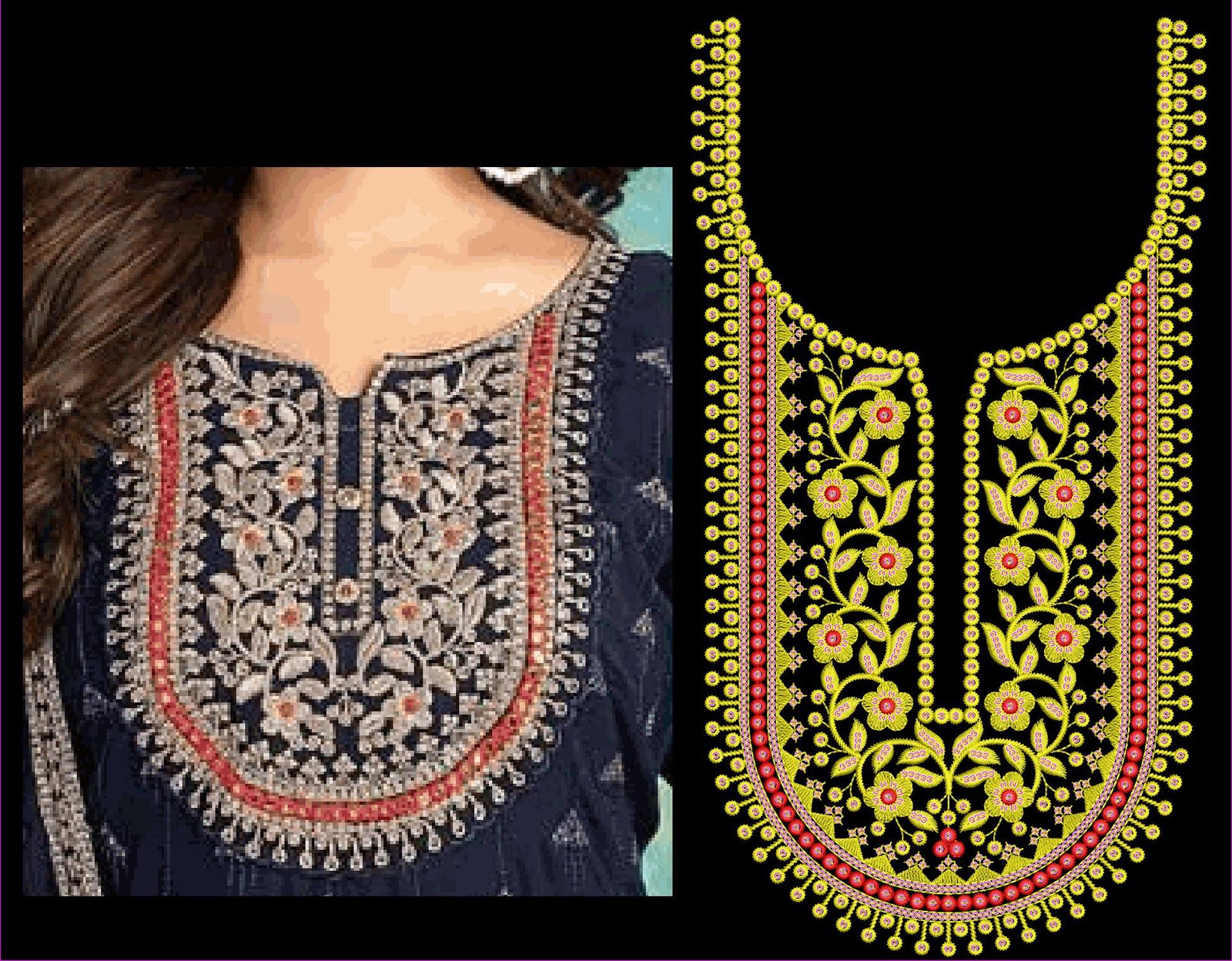 kurti neck seq