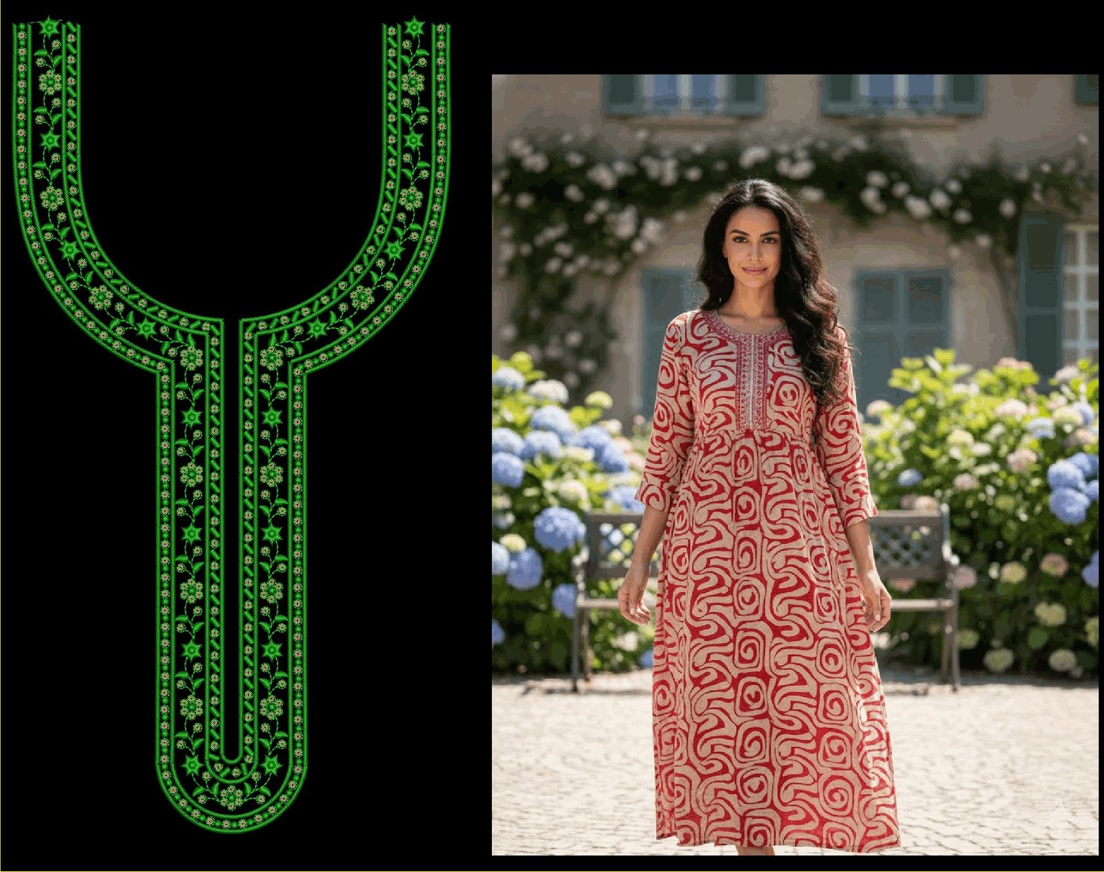 kurti neck seq