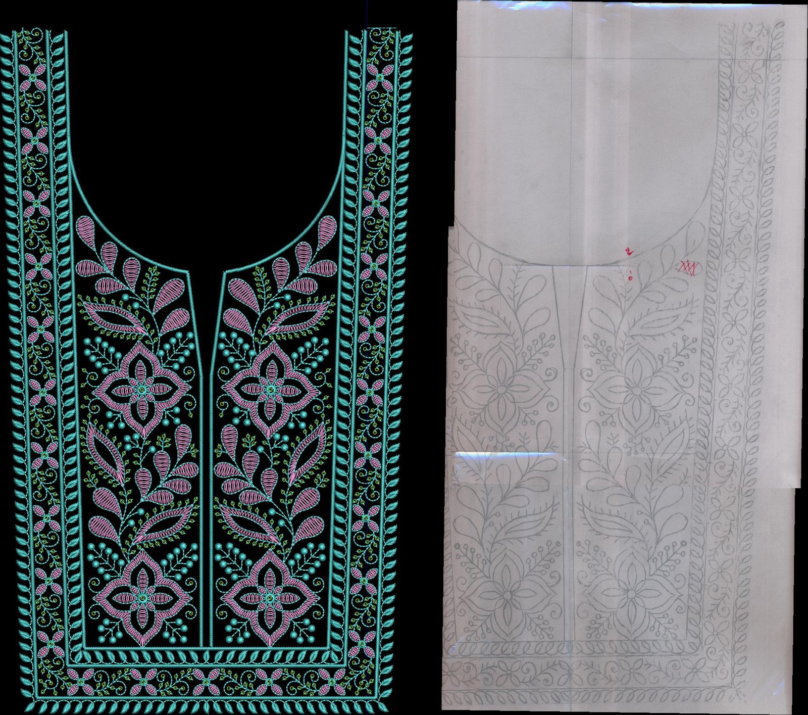 kurti neck seq